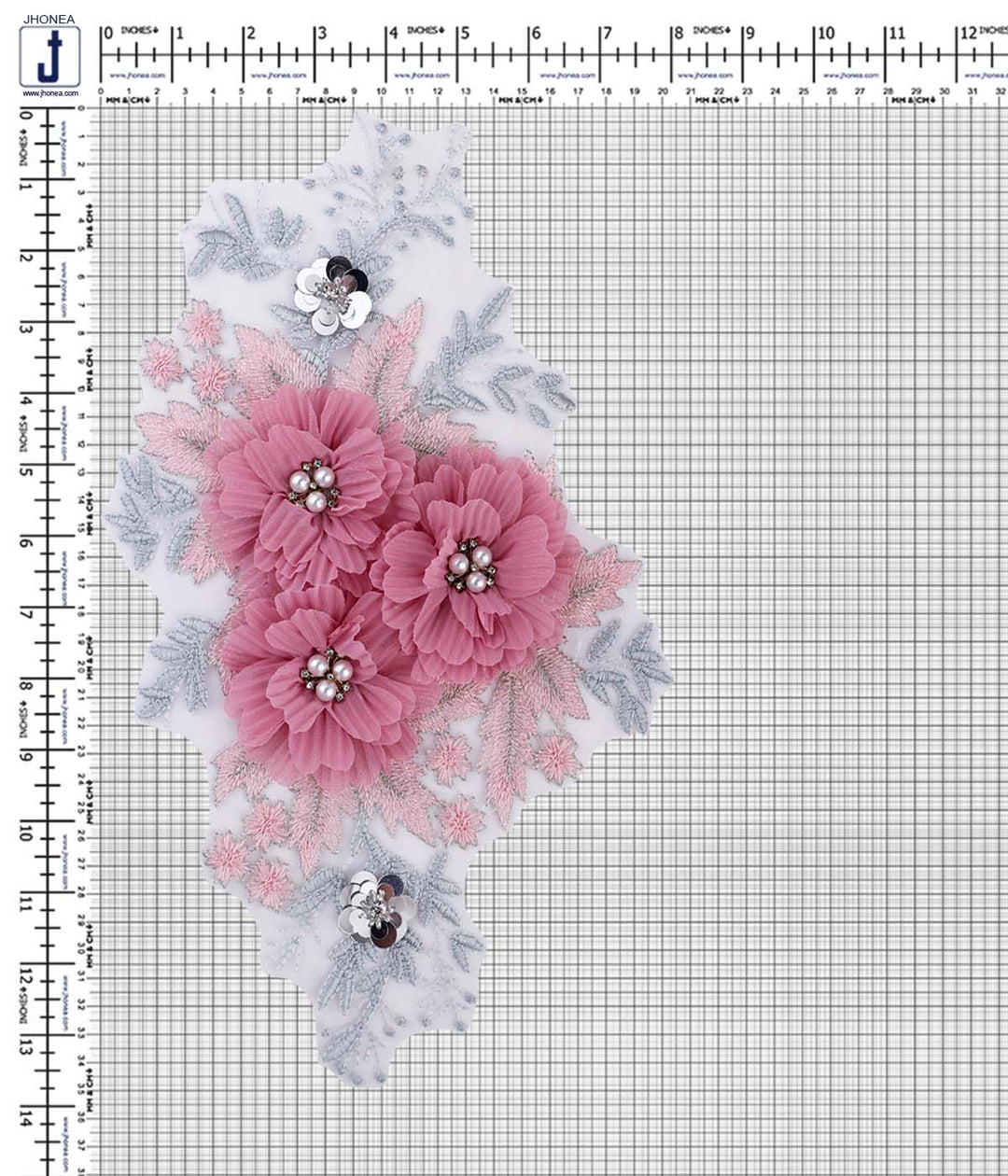 Floral Patches for Designer Gowns & Jackets