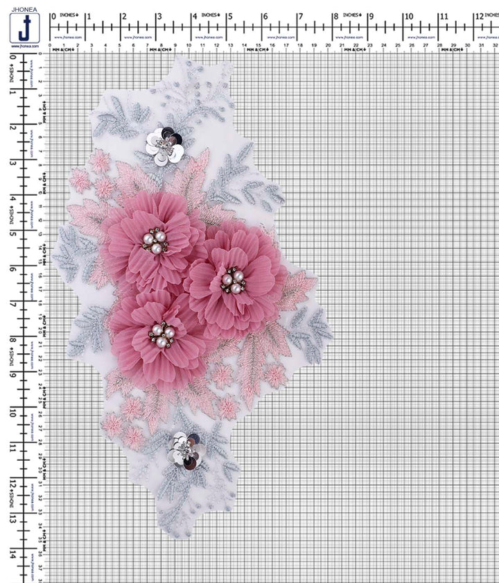 Floral Patches for Designer Gowns & Jackets