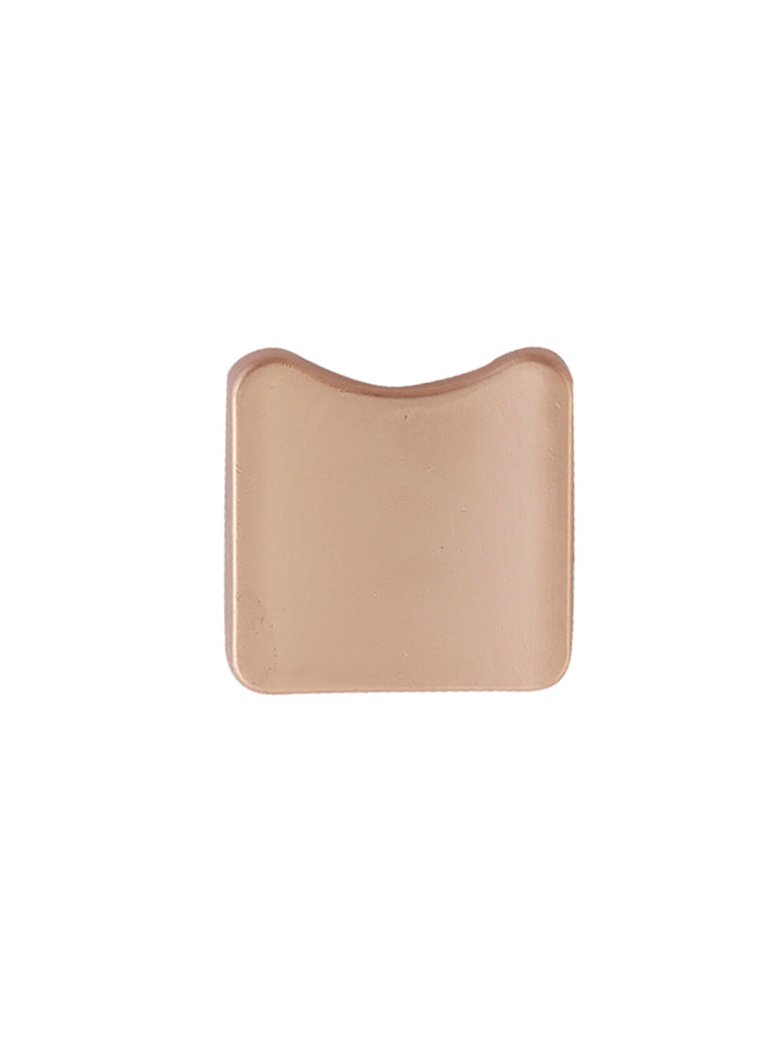 Square Shape Matte Finish Downhole Loop Shank Metal Button