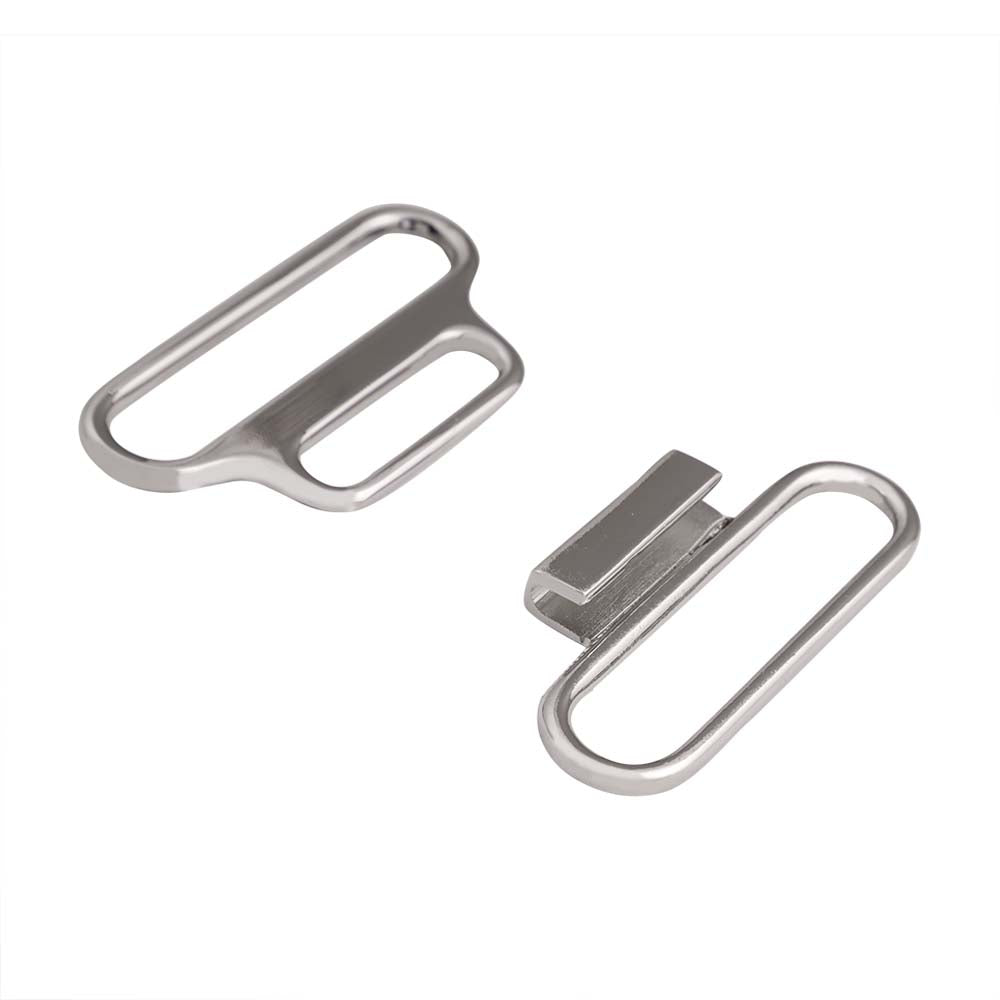 Classic Structured Shiny Closure Clasp Belt Buckle