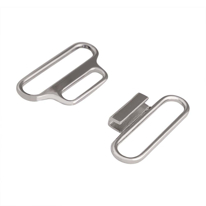 Classic Structured Shiny Closure Clasp Belt Buckle