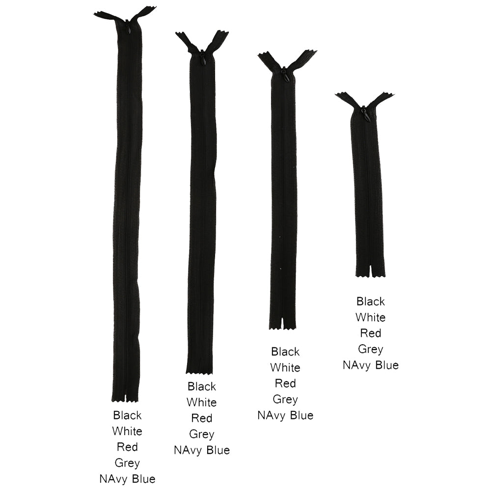 #2 SBS Excellent Quality Conceal/Invisible Nylon Coil Zipper With Zip Fastener