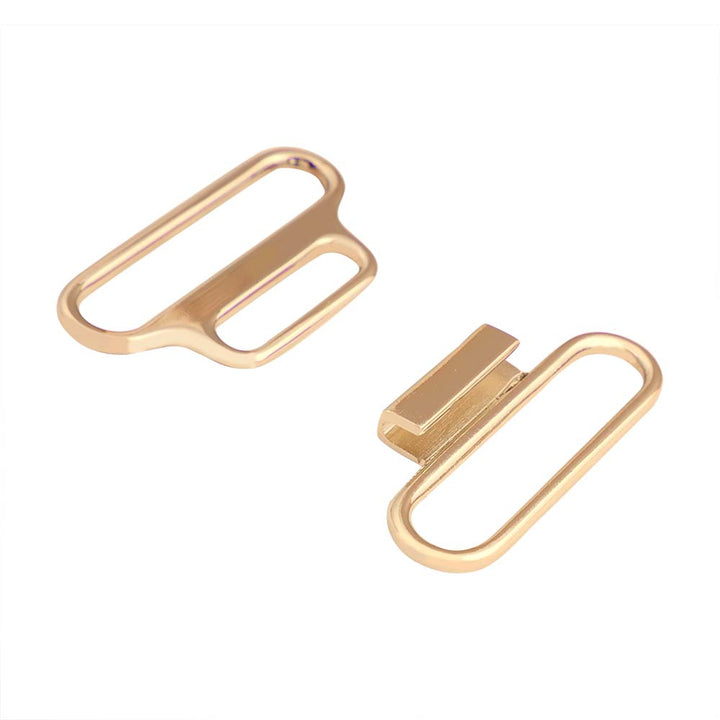 Classic Structured Shiny Closure Clasp Belt Buckle