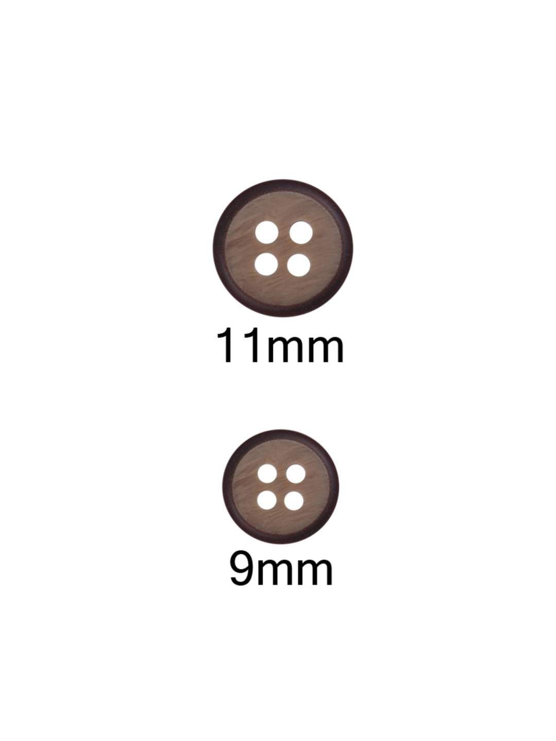 Copy of Wood-like Brown Color Round Shape Coat Button - Jhonea Accessories