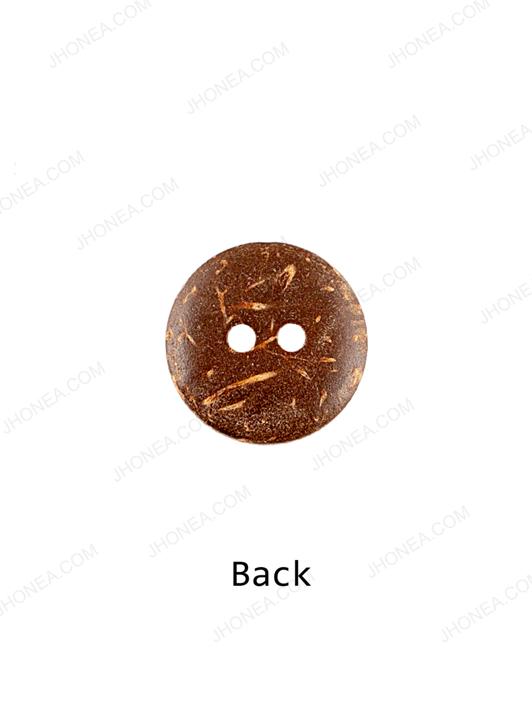 Geometrical Design Round Coco Natural Buttons