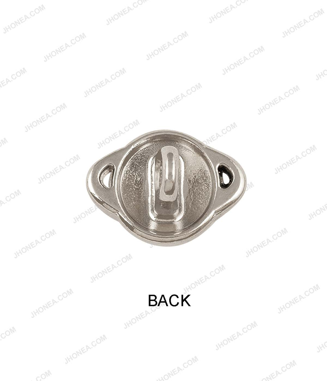 Saturn Planet Shiny Silver with Black Enamel Decorative Buttons