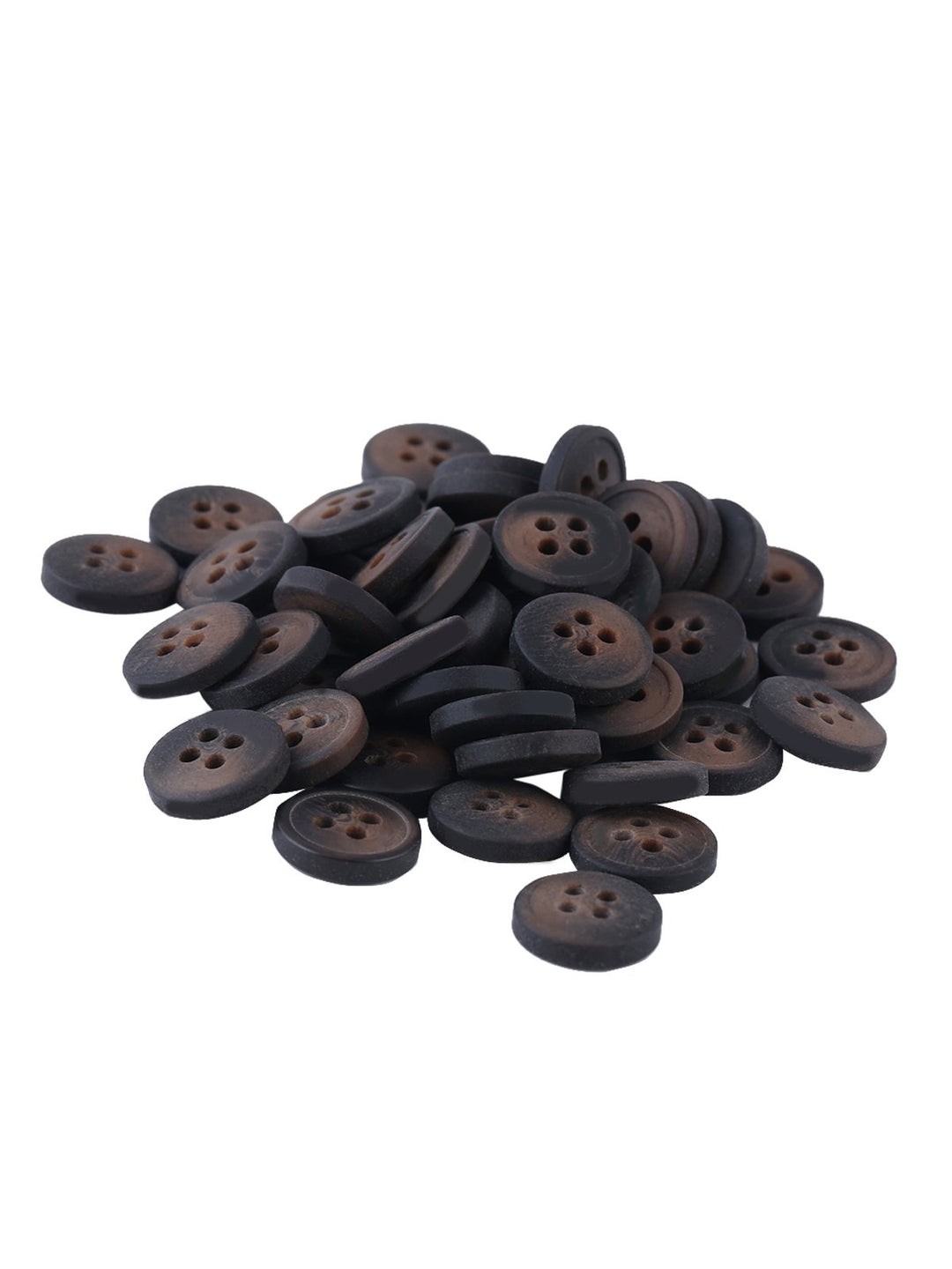 Excellent Dark Brown Color Round Shape Shirt Button - Jhonea Accessories