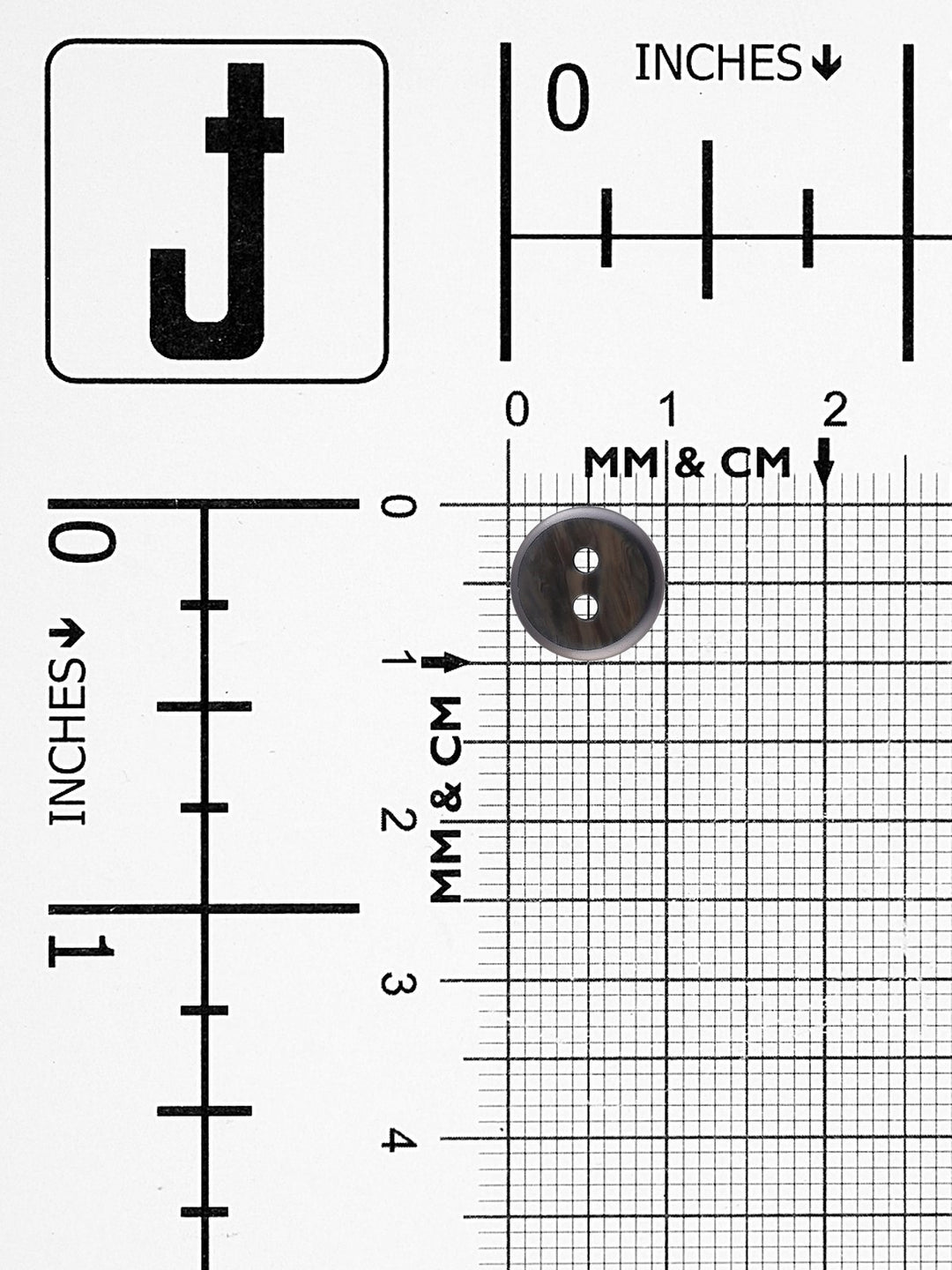 Round Shape 2-Hole 10mm Shirt Button - Jhonea Accessories
