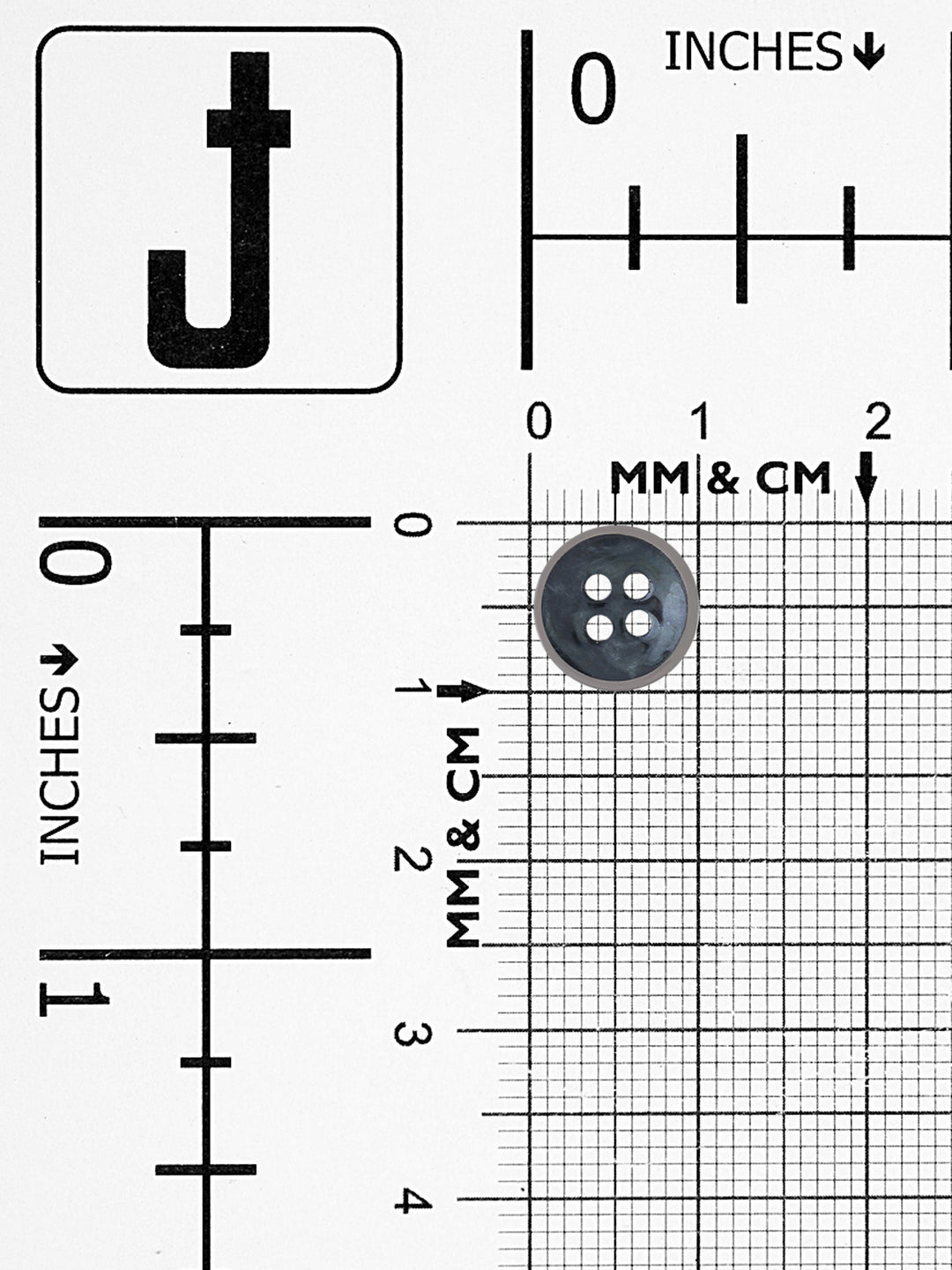 Decorative Round Shape 4-Hole 10mm Fancy Shirt Button