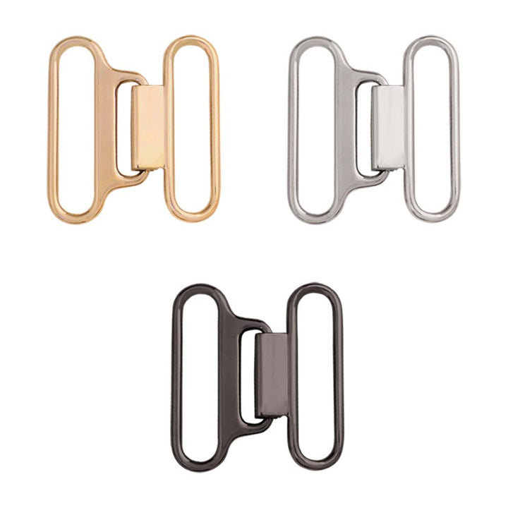 Classic Structured Shiny Closure Clasp Belt Buckle