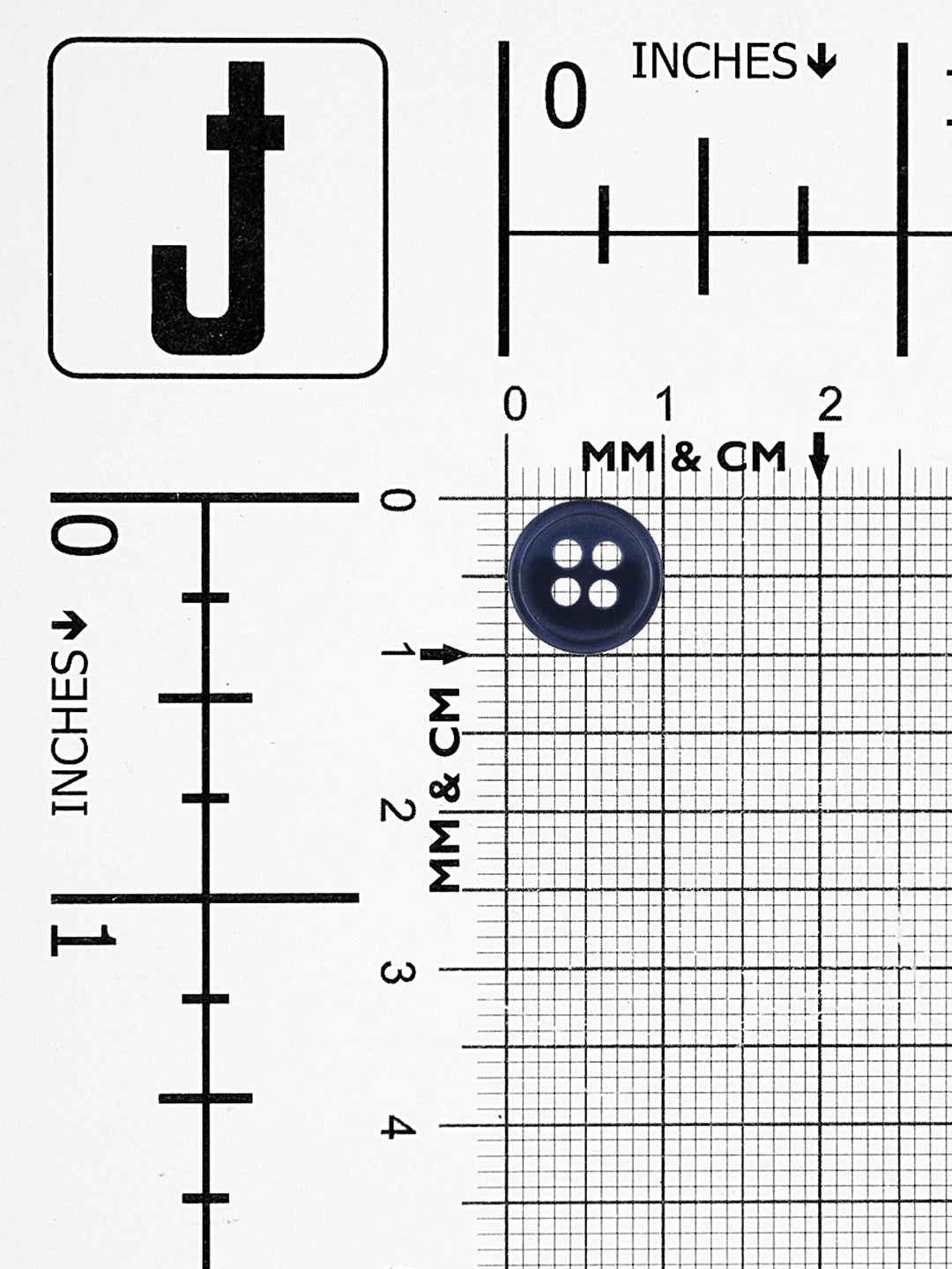 Plain & Basic Yet Classic Round Shape 4-Hole Shirt Button