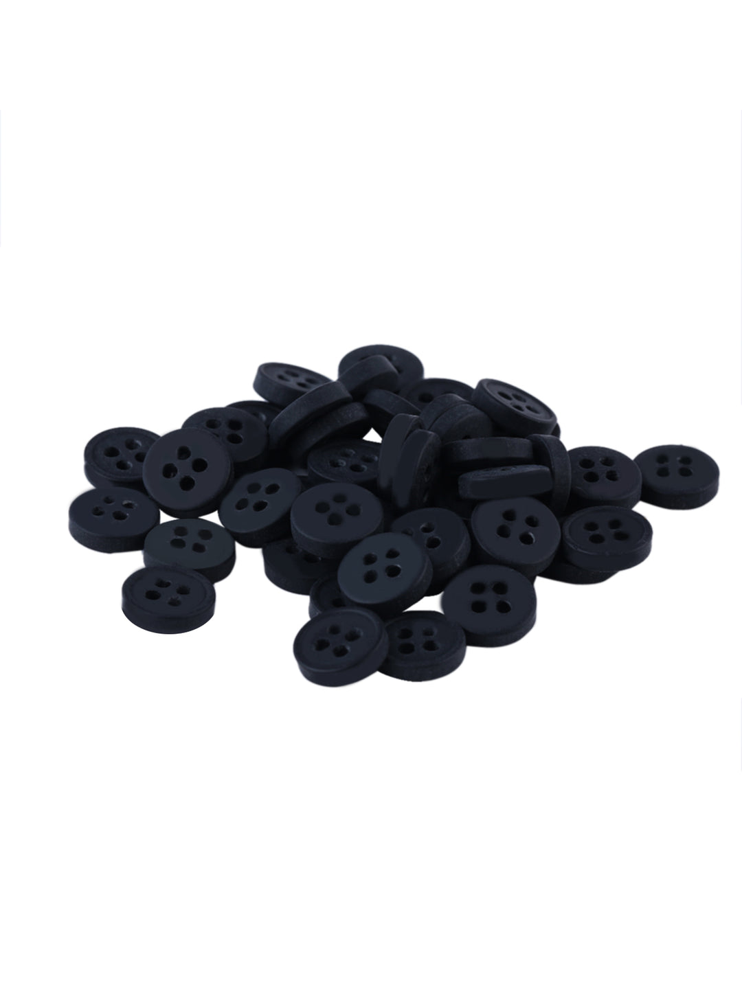 Plain & Basic Yet Classic Round Shape 4-Hole Shirt Button