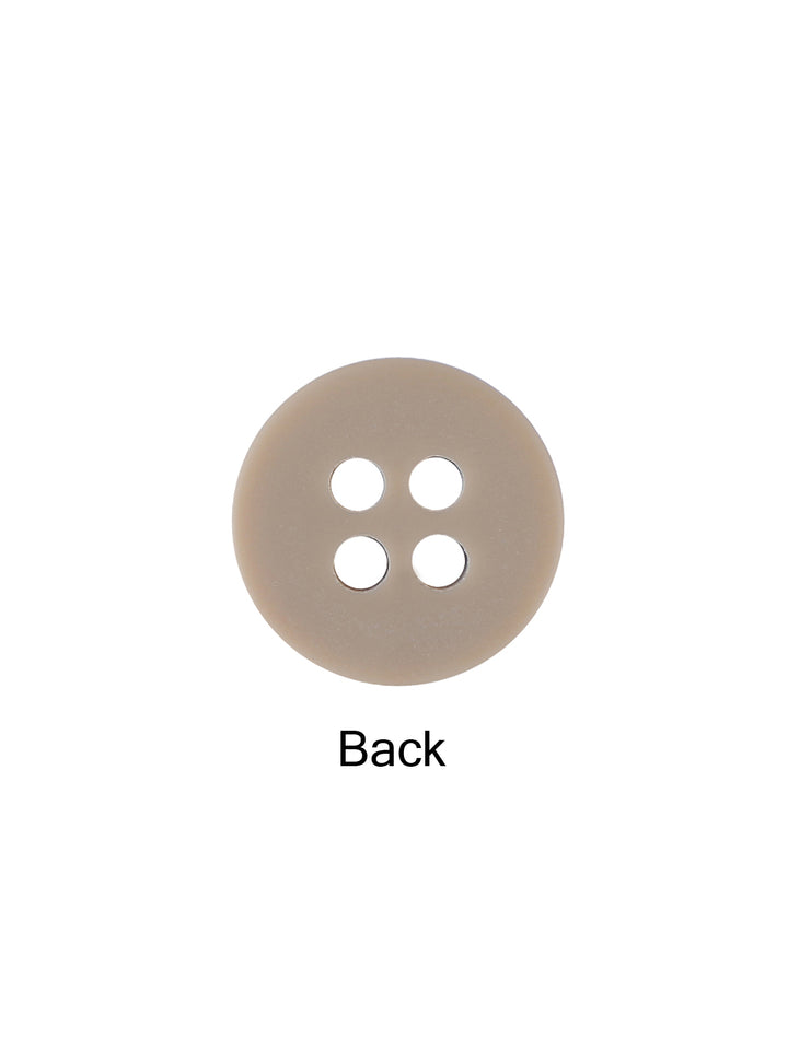 Dual Tone Wooden Brown Color Round Shape Shirt Buttons