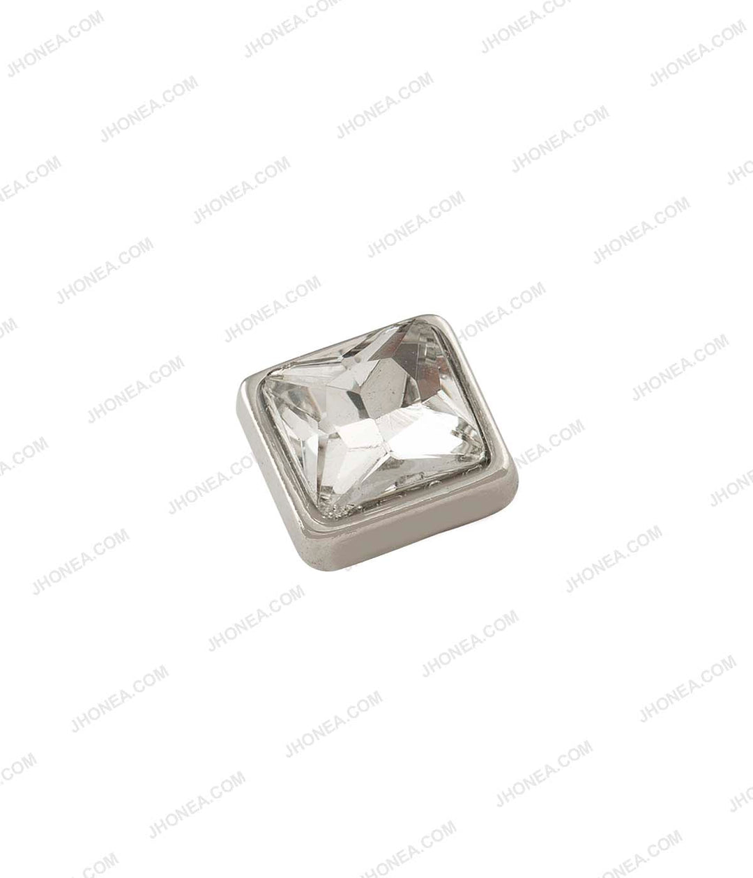 Sparkling Silver Square Cut Diamond Buttons for Kurtas/Kurtis