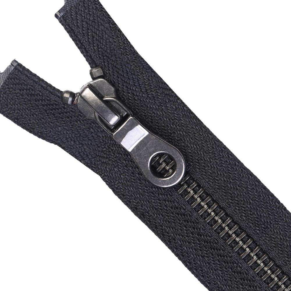 YKK- Vintage Clothing #5 Gunmetal Open-End YKK Zipper