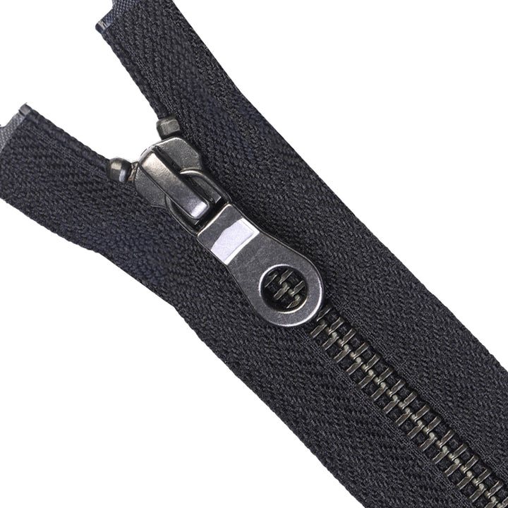 YKK- Vintage Clothing #5 Gunmetal Open-End YKK Zipper