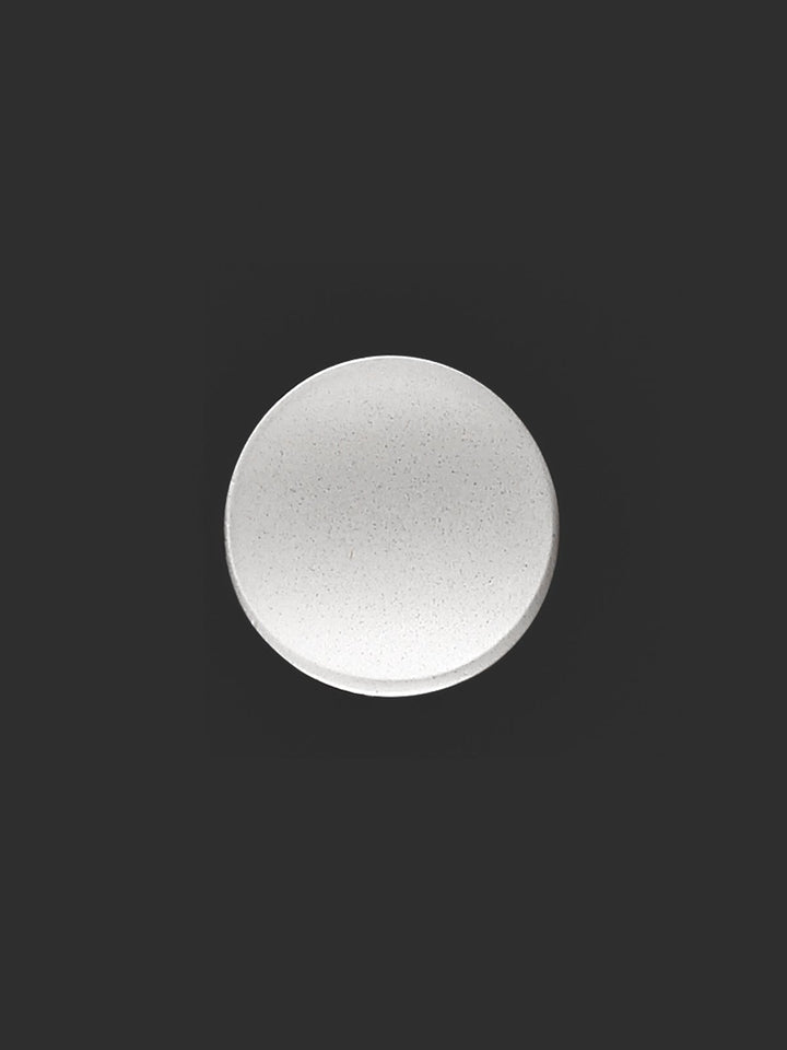 Classic Design Round Shape Matte Silver Shank Metal Button