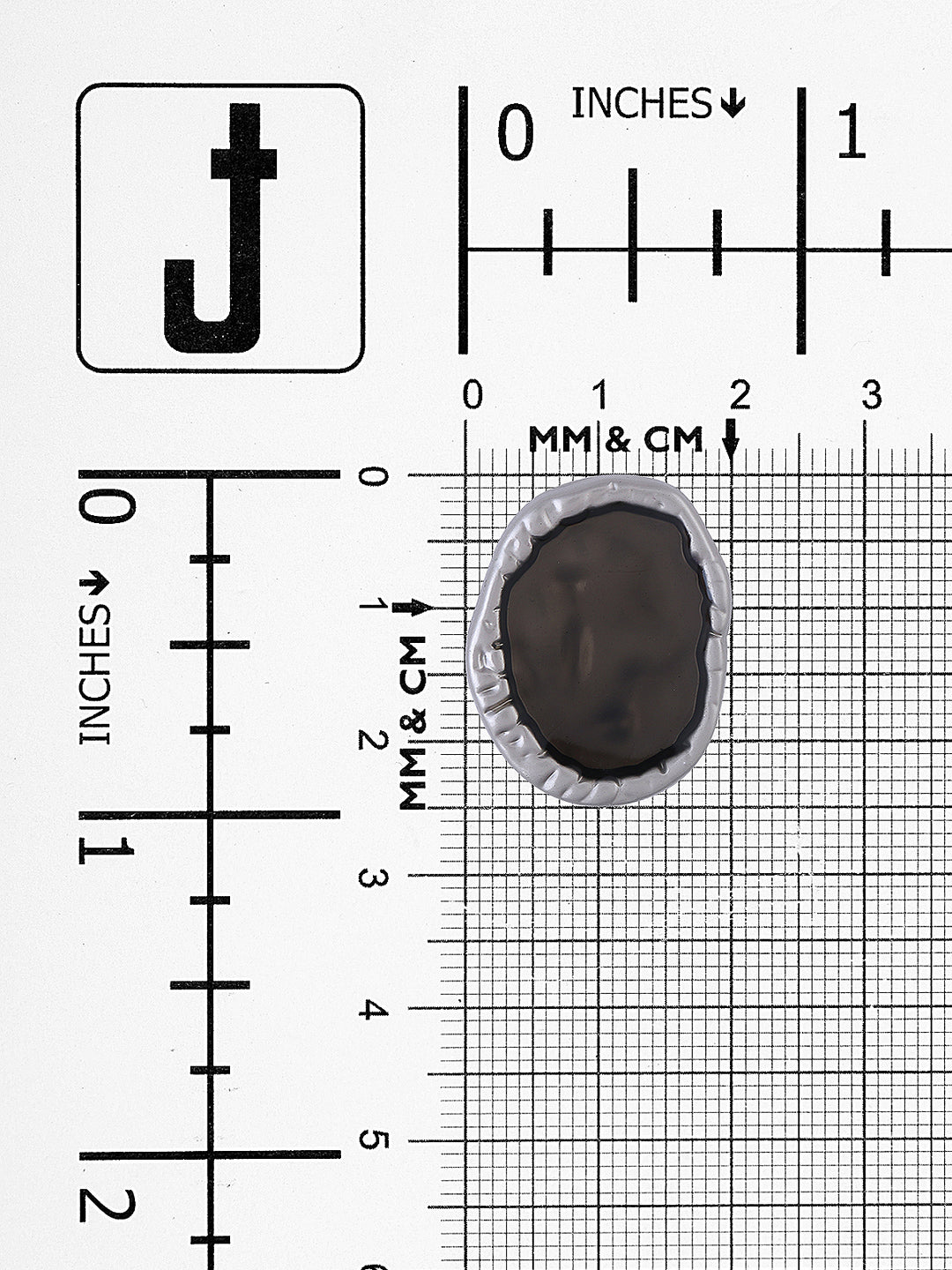 Unique Rare Uneven Shape Lamination Lucite Shank Button