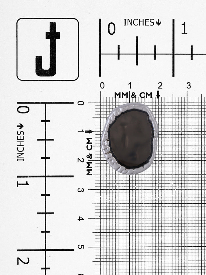 Unique Rare Uneven Shape Lamination Lucite Shank Button