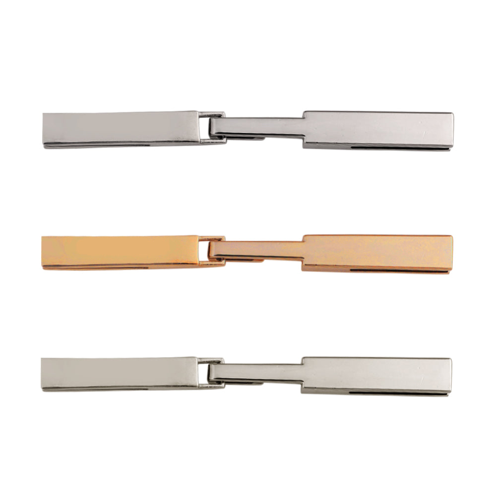 Long Sleek & Chic Design Shiny Clasp Buckle