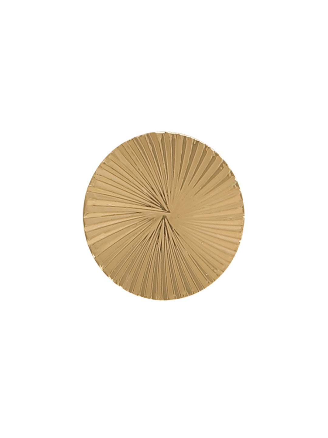 Small Round Shape Gold Shank Metal Button