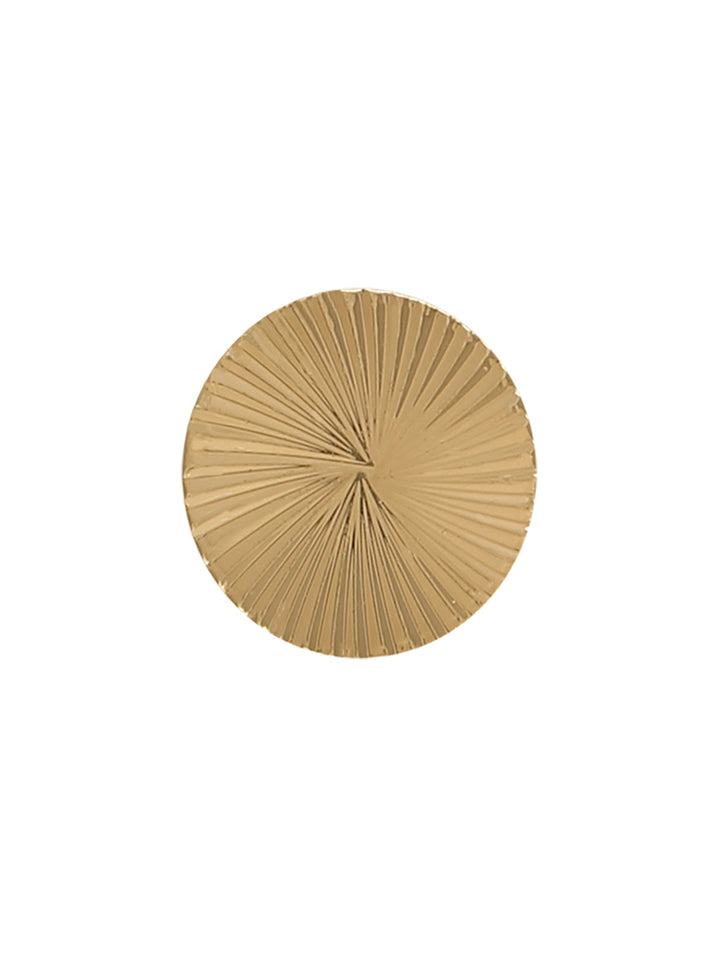 Small Round Shape Gold Shank Metal Button