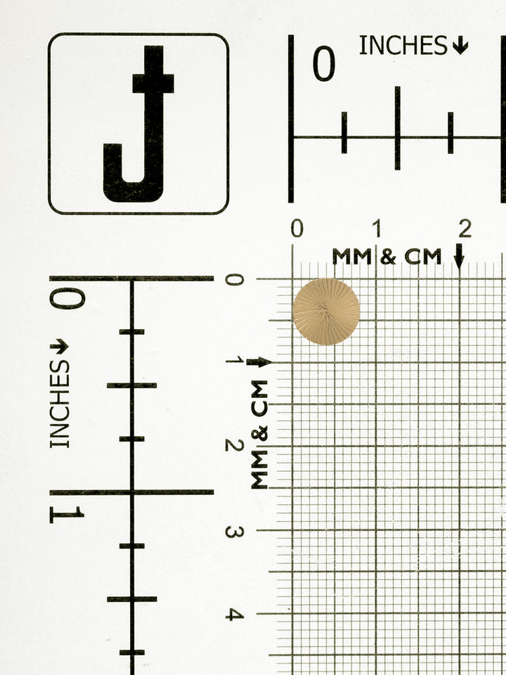 Small Round Shape Gold Shank Metal Button