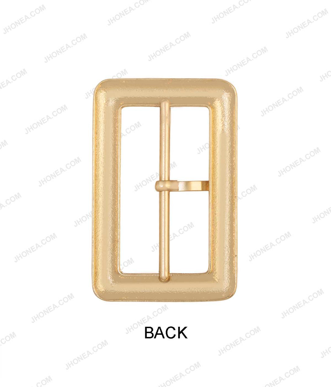 Rectangle Marble Effect Diamond Accent Prong Belt Buckle