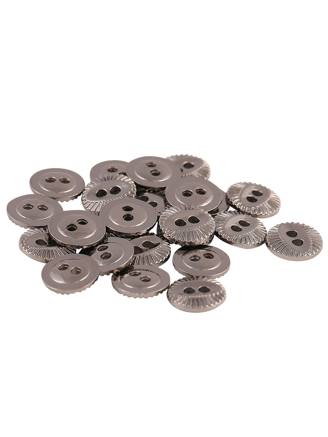 Fish-Eye Rounded Rim 2-Hole Fashionable Shirt Button