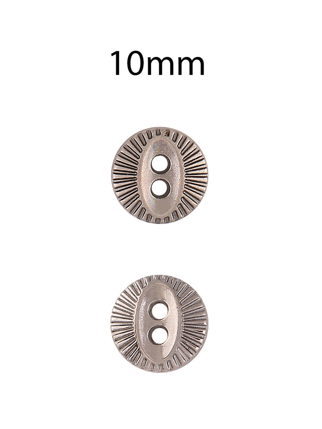 Fish-Eye Rounded Rim 2-Hole Fashionable Shirt Button