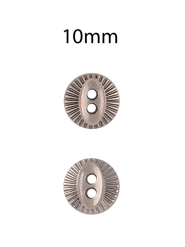 Fish-Eye Rounded Rim 2-Hole Fashionable Shirt Button