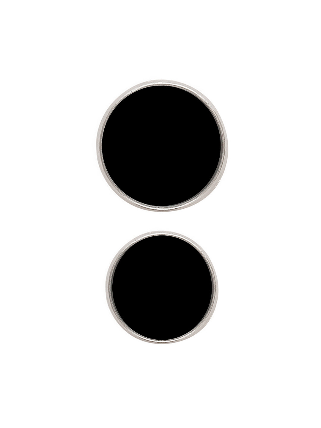 Golden & Silver with Black Enamel Shirt Metal Button