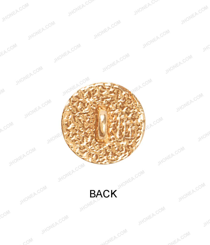 Shiny Gold & Shiny Silver Glossy Dome Pearl Buttons for Ladies