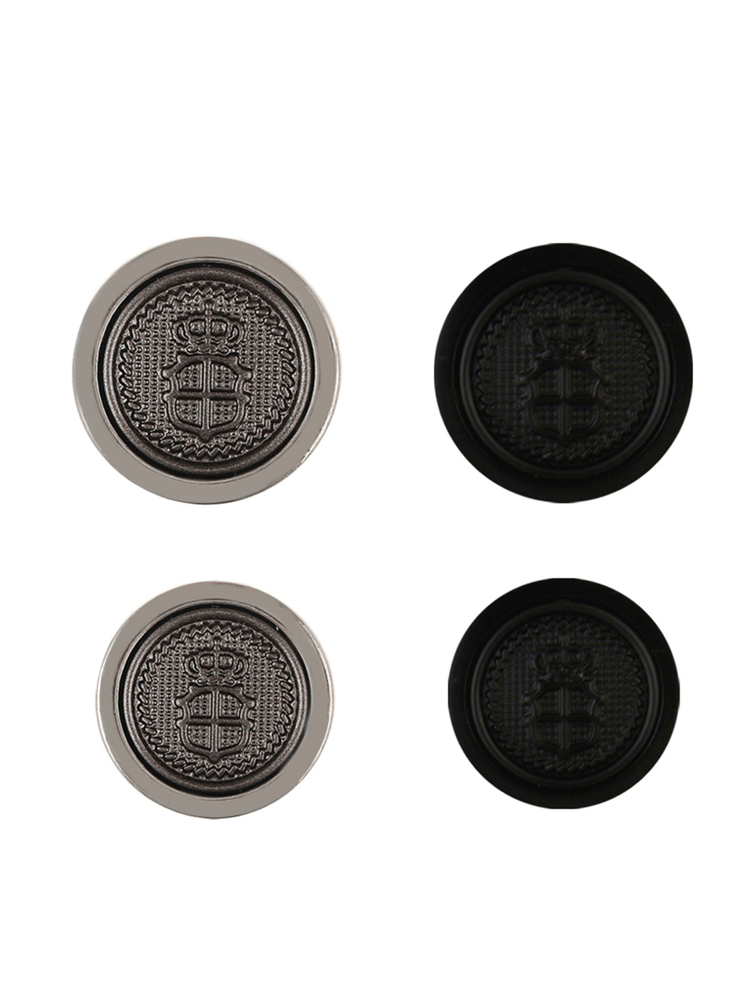 Round Shape with Engraved Design Downhole Metal Button