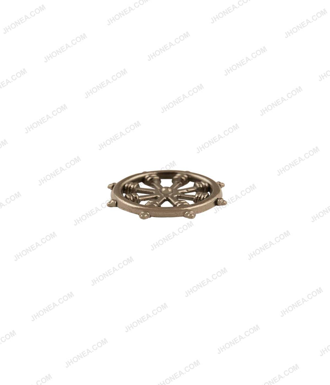 Classic Shiny Gunmetal Wheel Hotfix for Shirts