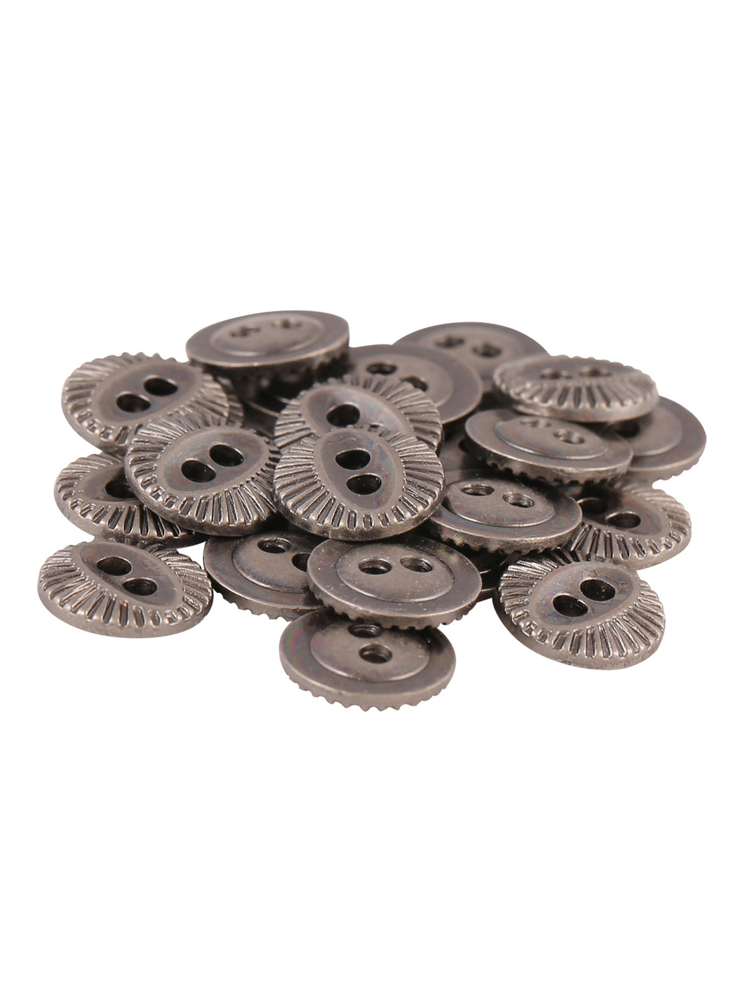 Fish-Eye Rounded Rim 2-Hole Fashionable Shirt Button