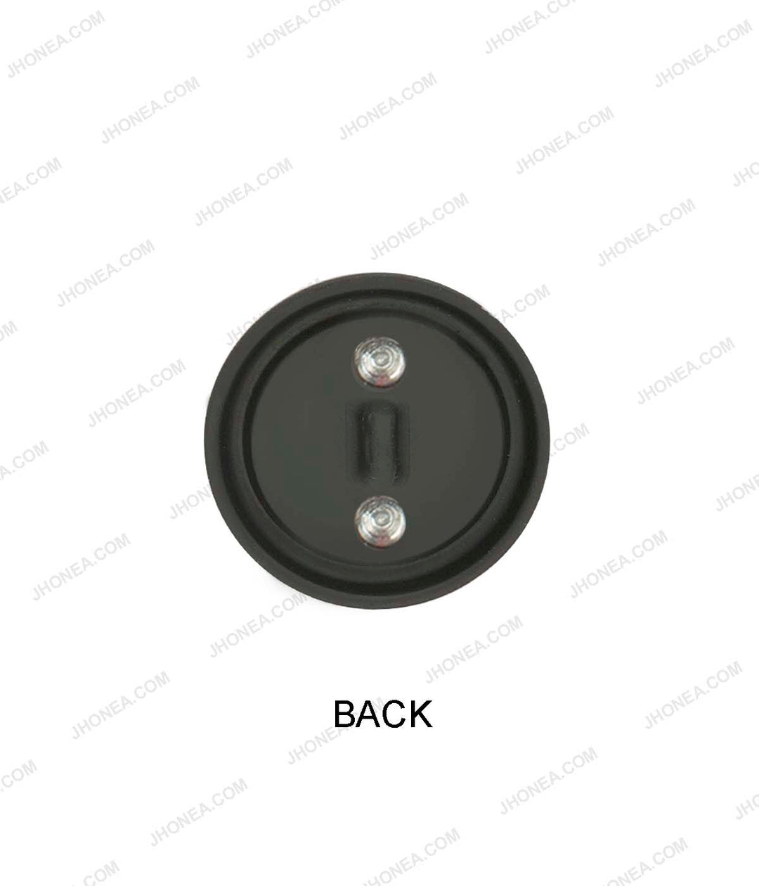 Classic Antique Brass with Matte Black Rim Border Metal Buttons