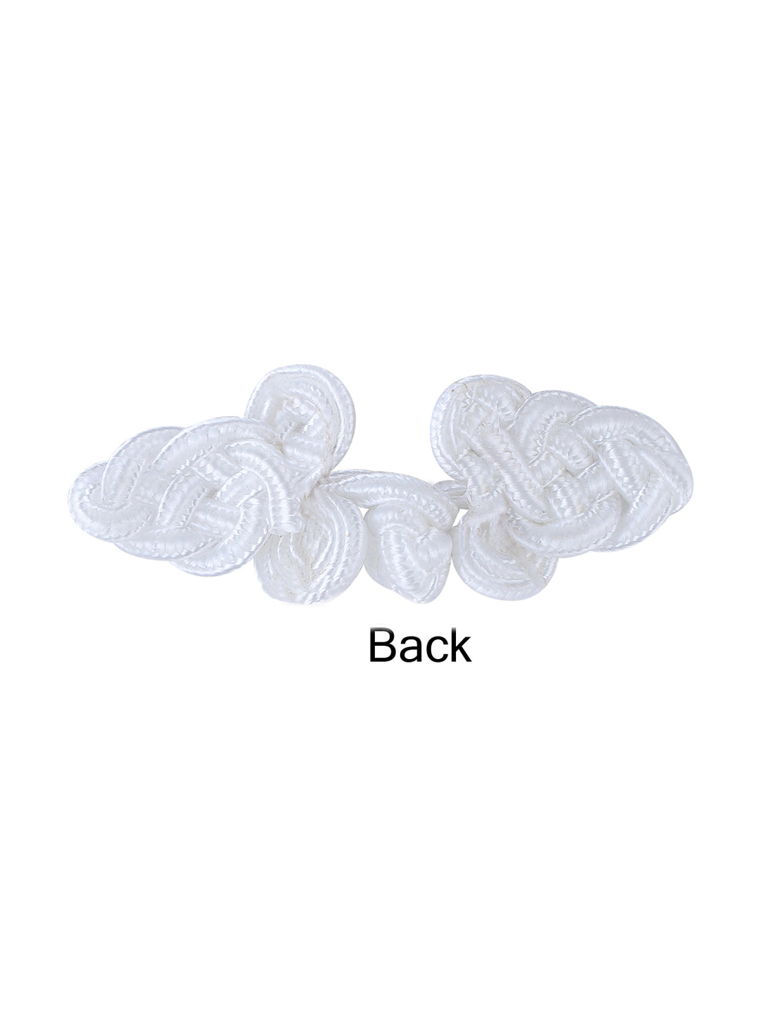 Sewing Fasteners Black & White Frog Knot Closure