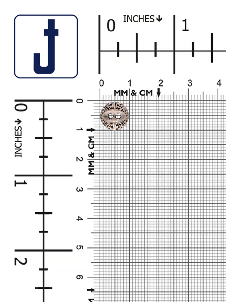 Fish-Eye Rounded Rim 2-Hole Fashionable Shirt Button