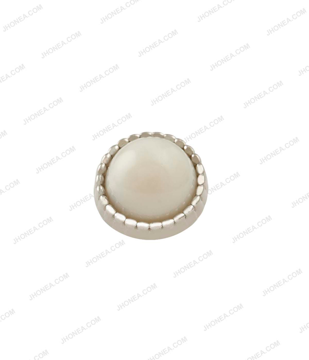 Shiny Gold & Shiny Silver Glossy Dome Pearl Buttons for Ladies