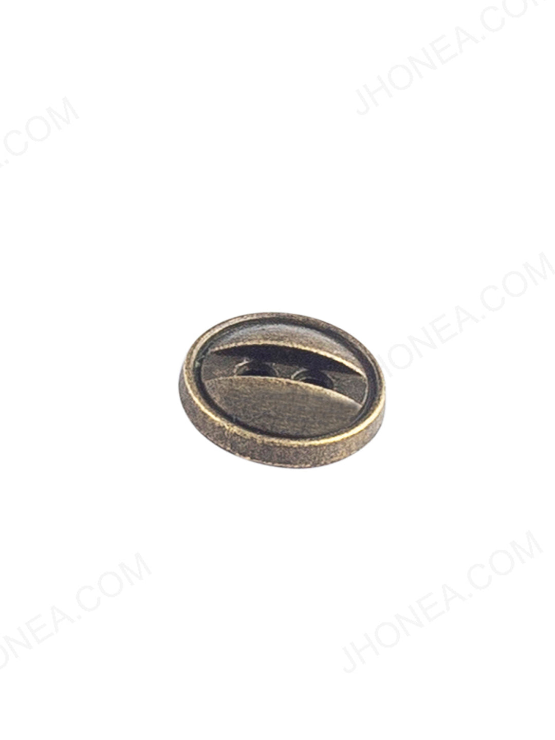 Decorative Round Shape Antique Brass 2-Hole Shirt Buttons