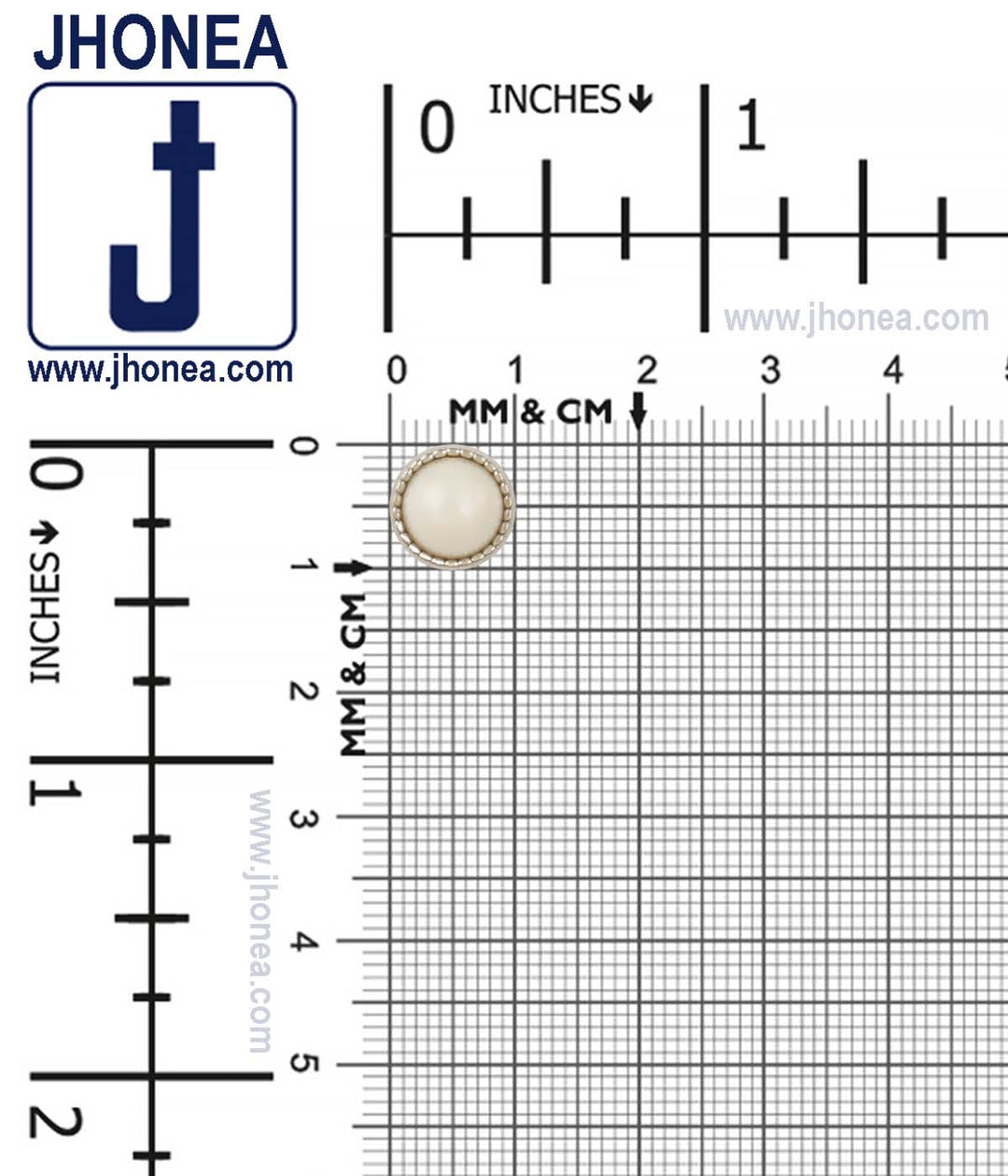 Shiny Gold & Shiny Silver Glossy Dome Pearl Buttons for Ladies