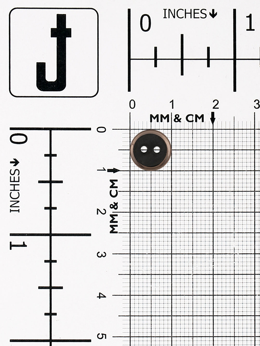 Small Elegant Round Shape 2-Hole Shirt Button