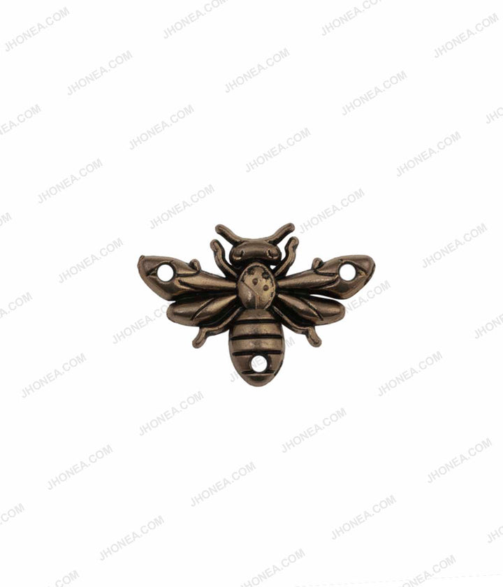 Vintage Looking Gunmetal Color Honeybee Fashion Accessory