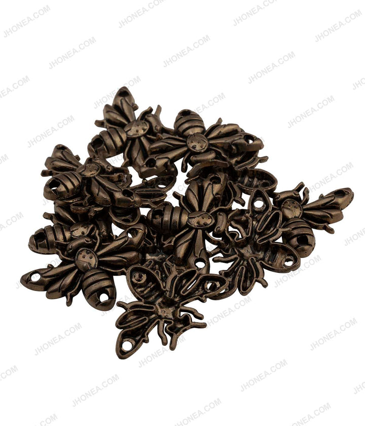 Vintage Looking Gunmetal Color Honeybee Fashion Accessory