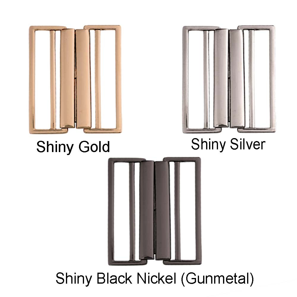 Striking Geometric Structure Shiny 2 Part Clasp Belt Buckle