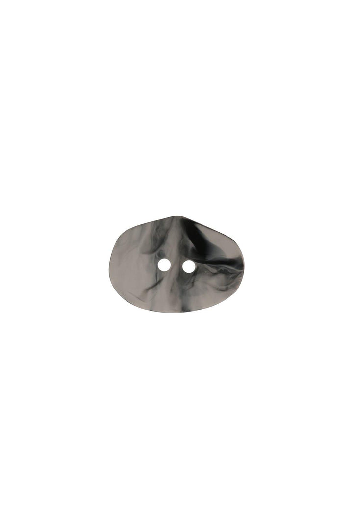 Uneven Shaped Natural Colour 2-Hole Flat Acrylic Button