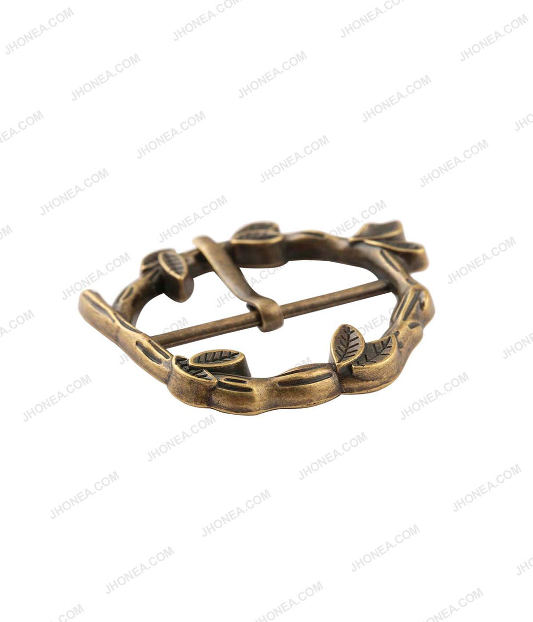 Branches & Leaves Design Designer Prong Belt Buckle