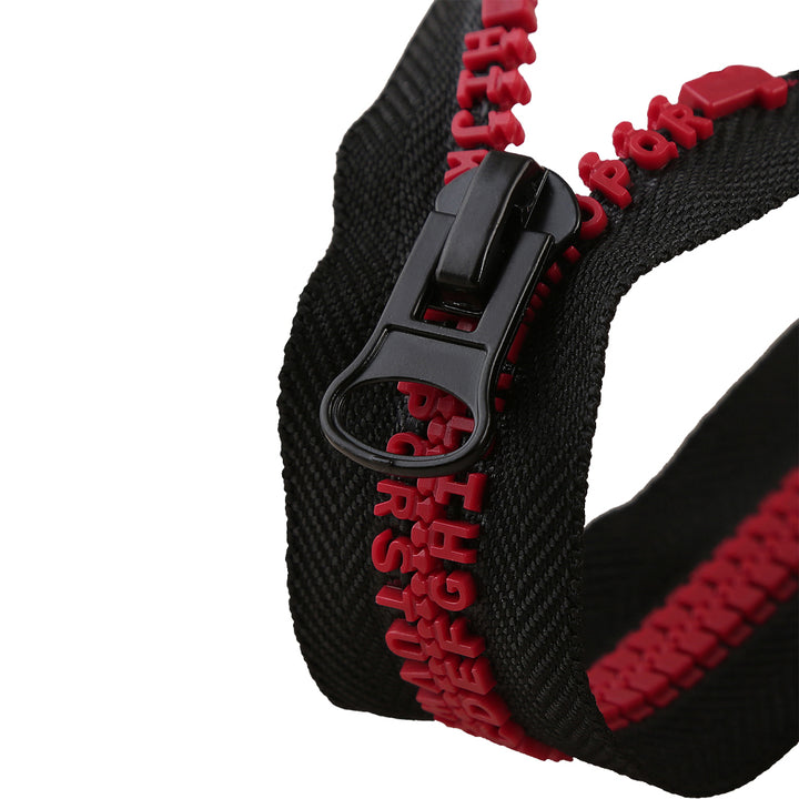 #10 Sporty Closed-End Molded Plastic Alphabet Zipper