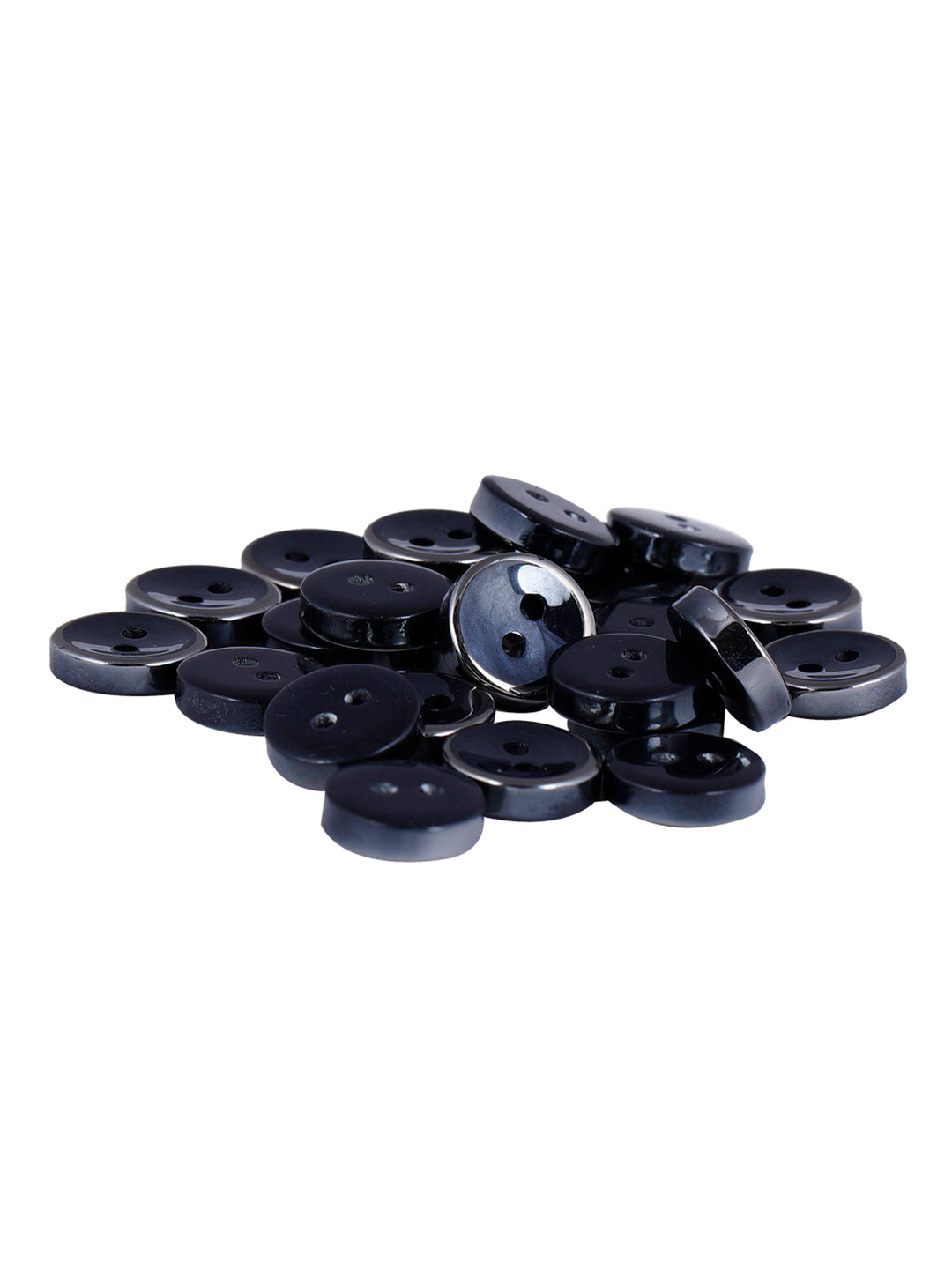 Small Round Shape 2-Hole Kerosene Blue Shirt Button